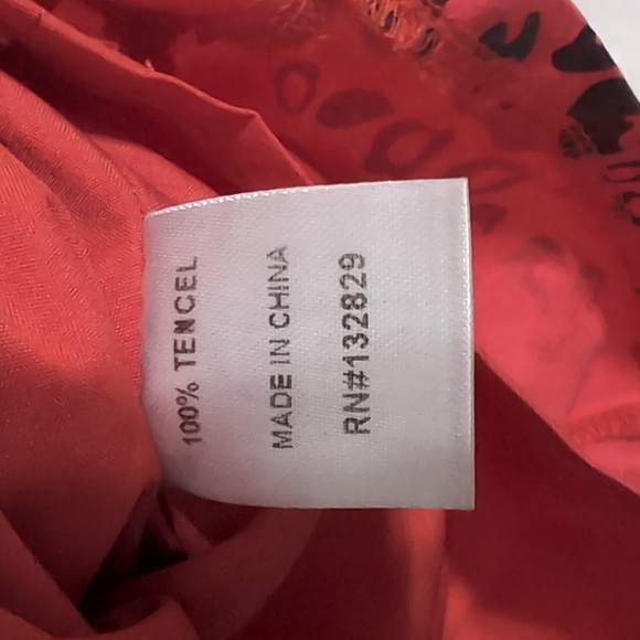 Superdown Sammie A Line Coral Black Cheetah Print Mini Skirt Size Medium - Picture 5 of 6